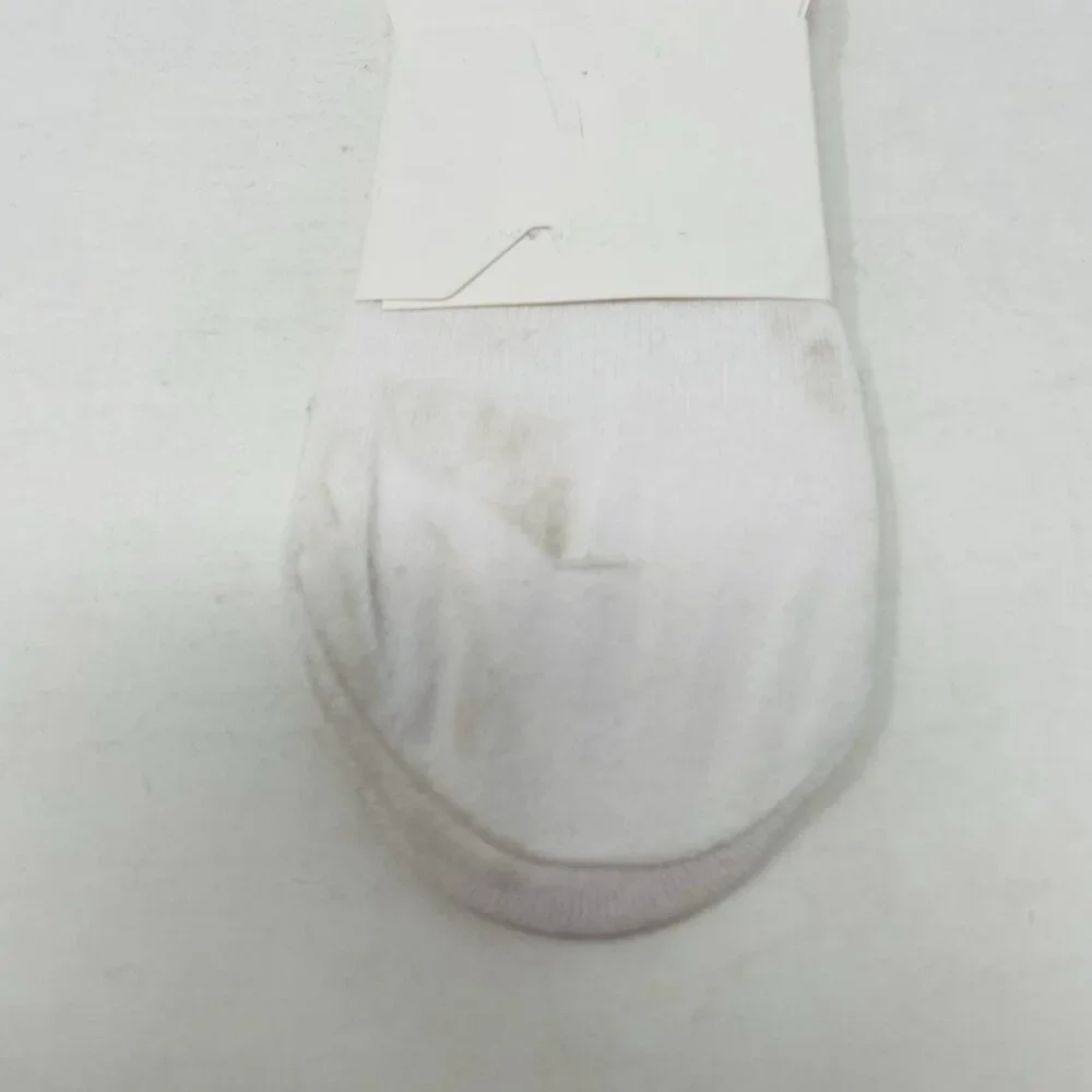 Hue Womens One‎ Size Fits Most High Cut Cotton Resort Liner Socks in White 1077